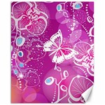 Flower Butterfly Pink Canvas 16  x 20   15.75 x19.29  Canvas - 1