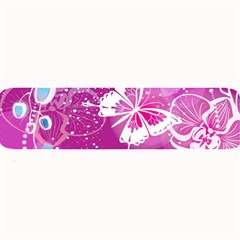 Flower Butterfly Pink Large Bar Mats by Mariart