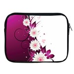 Flower Purple Sunflower Star Butterfly Apple iPad 2/3/4 Zipper Cases Front