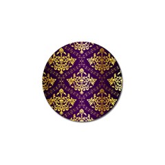 Flower Purplle Gold Golf Ball Marker (4 Pack) by Mariart