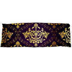 Flower Purplle Gold Body Pillow Case (dakimakura) by Mariart