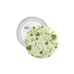 Flower Green Shamrock 1 75  Buttons by Mariart