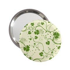 Flower Green Shamrock 2 25  Handbag Mirrors by Mariart