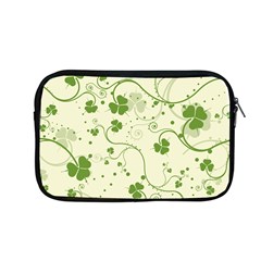 Flower Green Shamrock Apple Macbook Pro 13  Zipper Case by Mariart