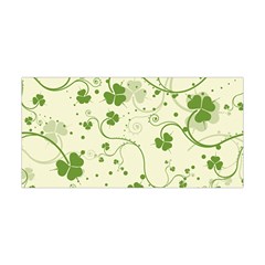 Flower Green Shamrock Yoga Headband by Mariart