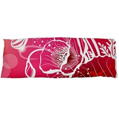 Flower Red Sakura Pink Body Pillow Case (dakimakura)