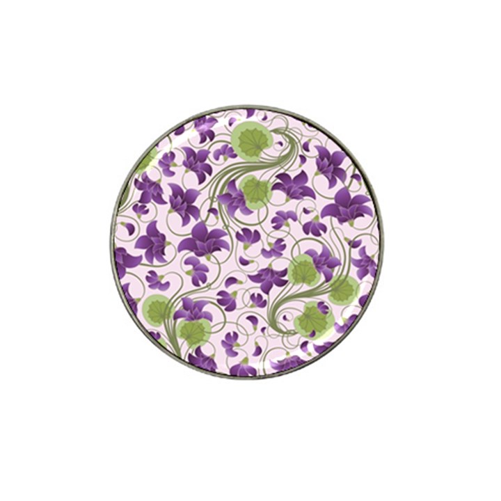 Flower Sakura Star Purple Green Leaf Hat Clip Ball Marker (10 pack)