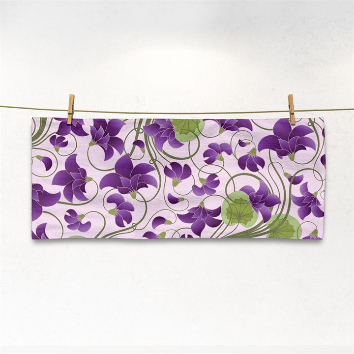 Flower Sakura Star Purple Green Leaf Cosmetic Storage Cases