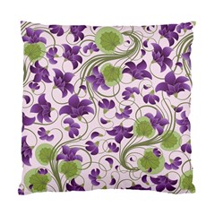 Flower Sakura Star Purple Green Leaf Standard Cushion Case (One Side)