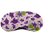 Flower Sakura Star Purple Green Leaf Sleeping Masks Front