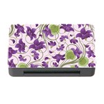 Flower Sakura Star Purple Green Leaf Memory Card Reader with CF Front