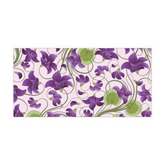 Flower Sakura Star Purple Green Leaf Yoga Headband