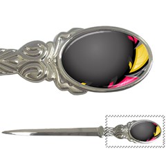 Hole Circle Line Red Yellow Black Gray Letter Openers by Mariart