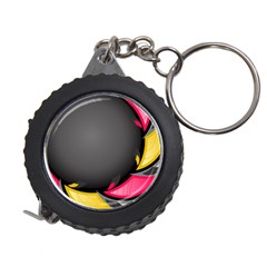 Hole Circle Line Red Yellow Black Gray Measuring Tapes by Mariart