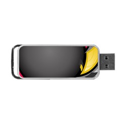 Hole Circle Line Red Yellow Black Gray Portable Usb Flash (one Side) by Mariart