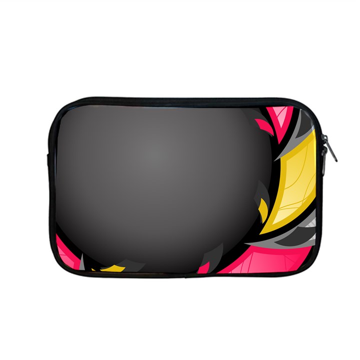 Hole Circle Line Red Yellow Black Gray Apple MacBook Pro 13  Zipper Case