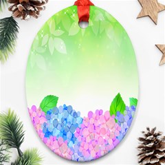 Fruit Flower Leaf Ornament (Oval)