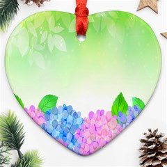 Fruit Flower Leaf Ornament (Heart)