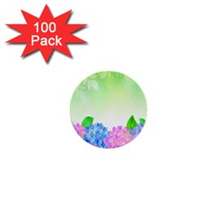 Fruit Flower Leaf 1  Mini Buttons (100 pack) 