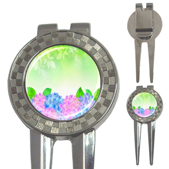 Fruit Flower Leaf 3-in-1 Golf Divots