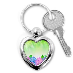 Fruit Flower Leaf Key Chains (heart)  by Mariart