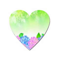 Fruit Flower Leaf Heart Magnet by Mariart