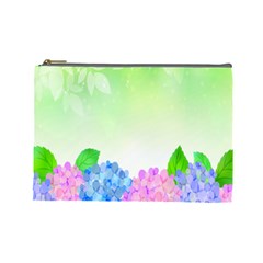 Fruit Flower Leaf Cosmetic Bag (large)  by Mariart