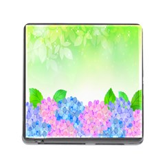 Fruit Flower Leaf Memory Card Reader (square) by Mariart