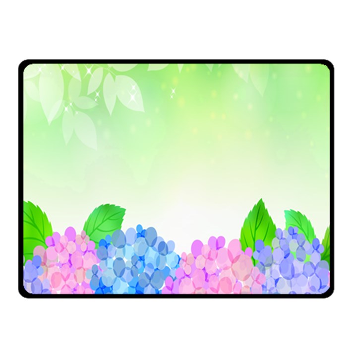 Fruit Flower Leaf Fleece Blanket (Small)