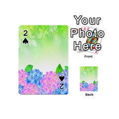 Fruit Flower Leaf Playing Cards 54 (mini)  by Mariart