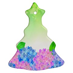 Fruit Flower Leaf Christmas Tree Ornament (Two Sides)