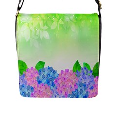 Fruit Flower Leaf Flap Messenger Bag (l)  by Mariart