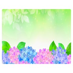 Fruit Flower Leaf Double Sided Flano Blanket (medium)  by Mariart