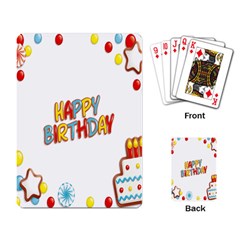 Happy Birthday Playing Card by Mariart