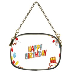 Happy Birthday Chain Purses (one Side)  by Mariart