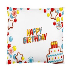 Happy Birthday Standard Cushion Case (two Sides) by Mariart