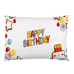 Happy Birthday Pillow Case by Mariart