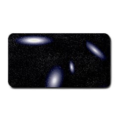 Galaxy Planet Space Star Light Polka Night Medium Bar Mats by Mariart