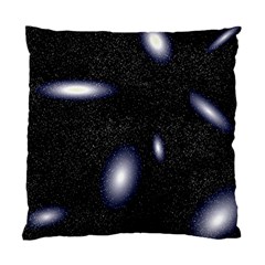 Galaxy Planet Space Star Light Polka Night Standard Cushion Case (one Side) by Mariart