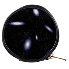 Galaxy Planet Space Star Light Polka Night Mini Makeup Bags by Mariart