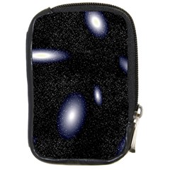 Galaxy Planet Space Star Light Polka Night Compact Camera Cases by Mariart