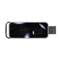 Galaxy Planet Space Star Light Polka Night Portable Usb Flash (two Sides) by Mariart