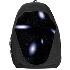 Galaxy Planet Space Star Light Polka Night Backpack Bag by Mariart