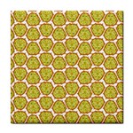 Horned Melon Green Fruit Tile Coasters Front