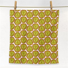 Horned Melon Green Fruit Face Towel by Mariart