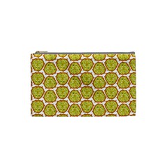 Horned Melon Green Fruit Cosmetic Bag (small)  by Mariart