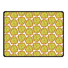 Horned Melon Green Fruit Fleece Blanket (small) by Mariart