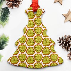 Horned Melon Green Fruit Christmas Tree Ornament (two Sides) by Mariart