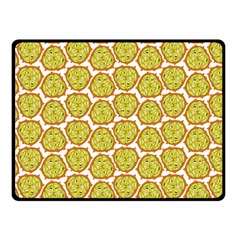 Horned Melon Green Fruit Double Sided Fleece Blanket (small)  by Mariart