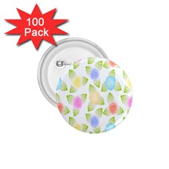 Fruit Grapes Purple Yellow Blue Pink Rainbow Leaf Green 1 75  Buttons (100 Pack)  by Mariart